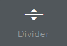 Website Builder Add Page Divider Icon
