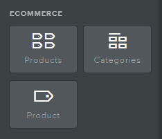 Website Builder Ecommerce Icon Section