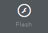 Website Builder Add Flash Player Icon