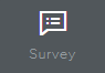 Website Builder Add Survey Form Icon