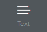 Website Builder Add Paragraph Text Icon 
