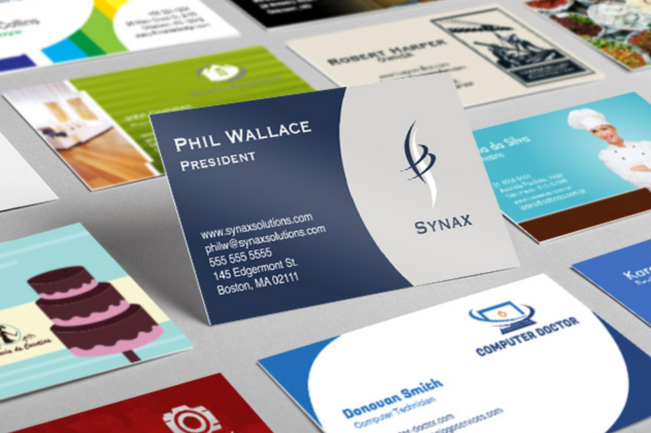 Business card examples