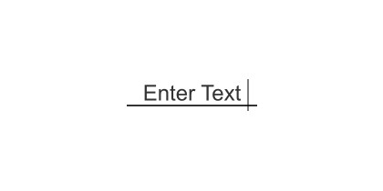 step1: enter text