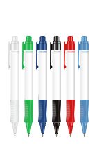 Antimikrobielle Kugelschreiber mit Komfortgriff - Farben